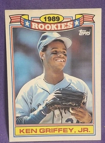 1990 Topps 1989 Rookies Ken Griffey Jr. Seattle Mariners Card # 11 Excellent