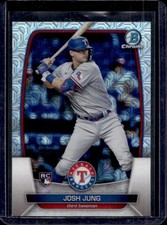 2023 Bowman Mega Box Josh Jung RC Mojo Refractor Rookie #43 Rangers