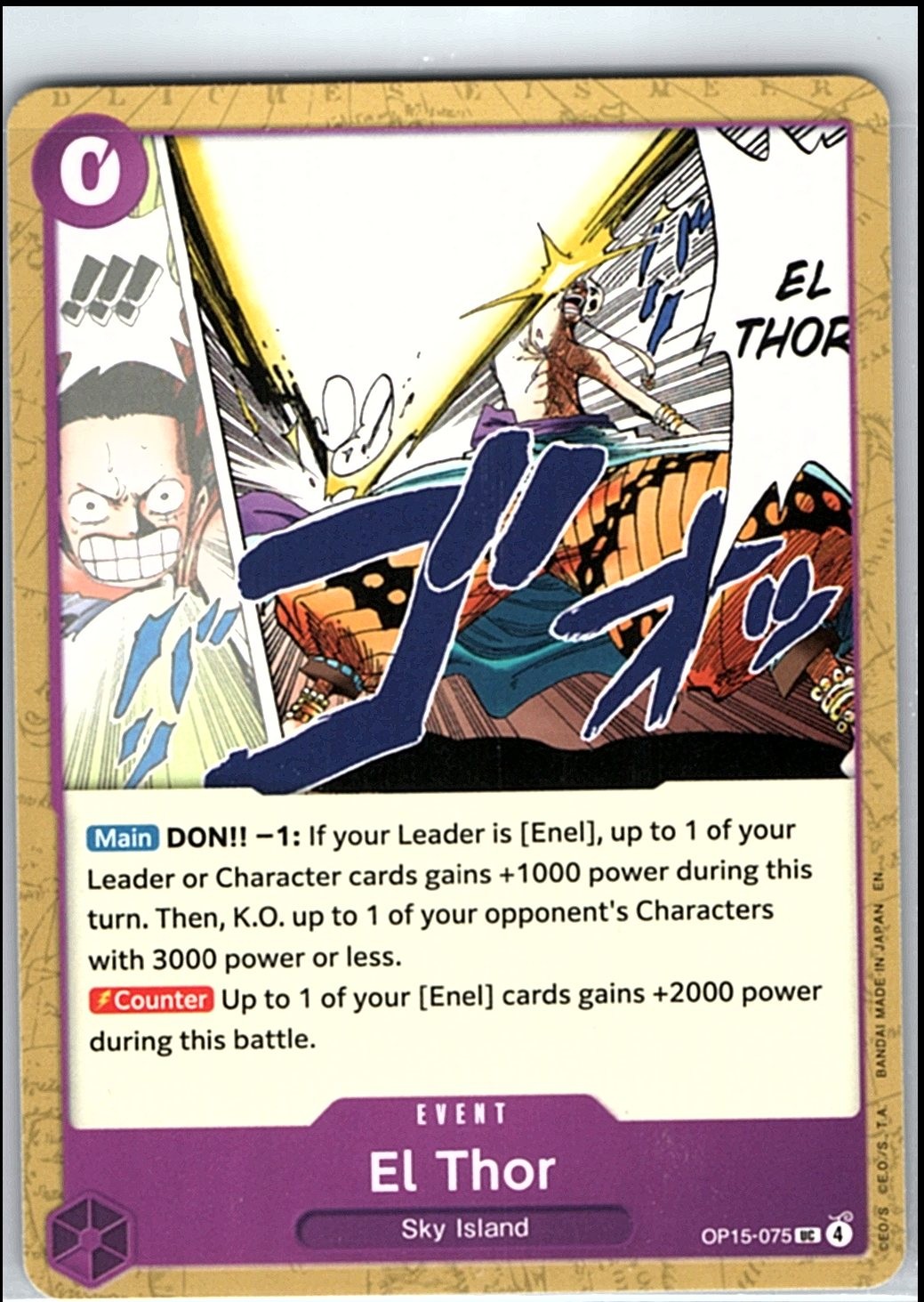 One Piece - El Thor [OP15-EB04-OP15-075]-NM