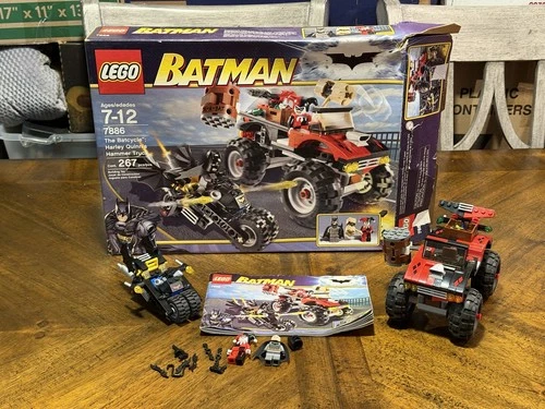 LEGO Batman The Batcycle: Harley Quinn's Hammer Truck 7886 2008 Retired w/ Box