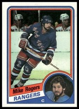 1984-85 Topps #114 Mike Rogers New York Rangers
