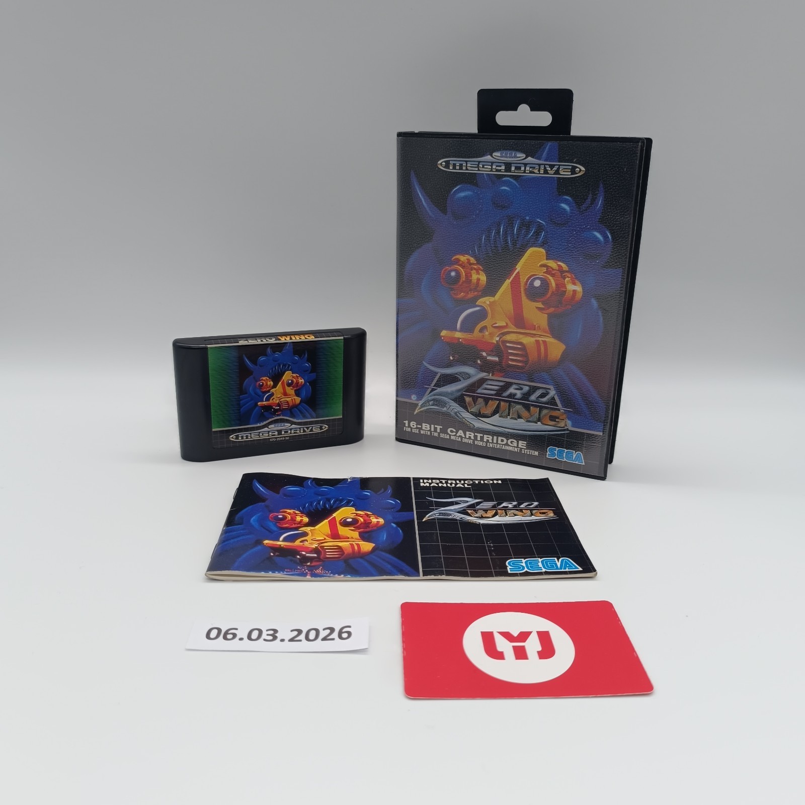 SEGA MEGADRIVE - ZERO WING (complet)
