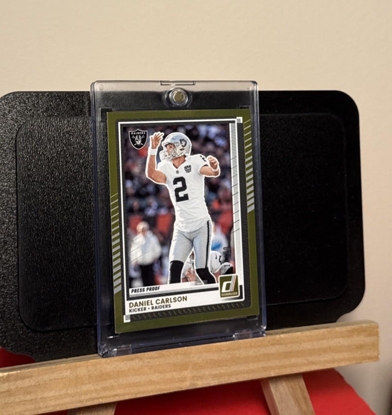 2025 Panini Donruss - Daniel Carlson #238 Press Proof Gold /50