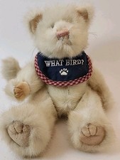 Boyds Bears Cat Robyn Purrsmore "What Bird" Stuffed Jointed Plush