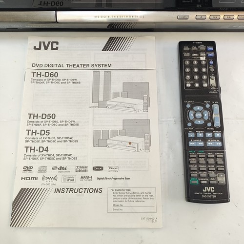 JVC XV-THD50 DVD Digital Theater Receiver Only Vintage Retro Electronic Man Cave - Picture 3 of 9