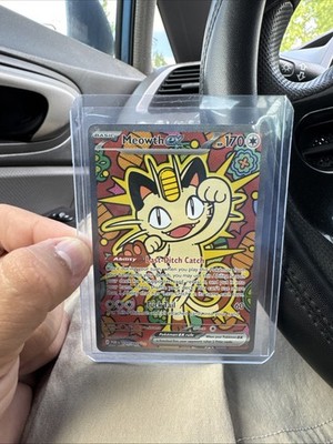 Pokémon TCG Meowth EX 121/088 Special Illustration Rare Perfect