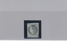 1870 France: Ceres 1 Cent Olive Green (No. 39) Well Margined SPL. (280/s47)