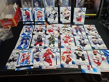2023-24 SP Hockey Blue Foil 27 Card Lot  Draisaitl Swayman Aho Beniers Stutzle