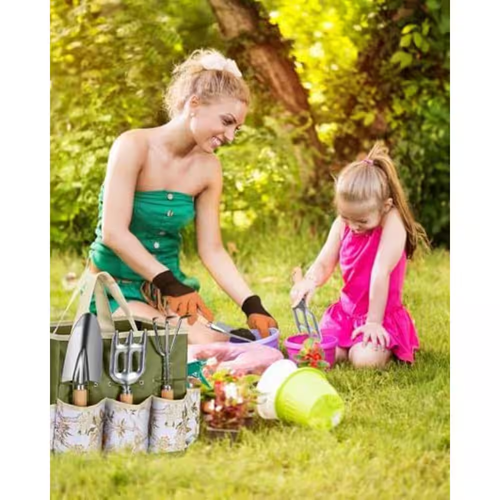 9-Piece Garden Tool Set Heavy Duty Stainless Steel Rust-Proof Tools Ergonomic Wo - Picture 5 of 7