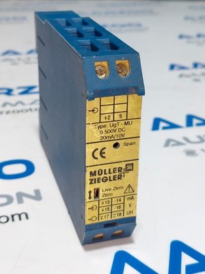 MULLER+ZIEGLER UGT-MU MEASURING TRANSDUCER FOR DIRECT CURRENT & VOLTAGE UGT MU