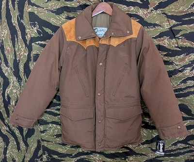 NWOT Schott Men's Down Puffer Western Jacket Small sz 37-38 made USA 1990s?