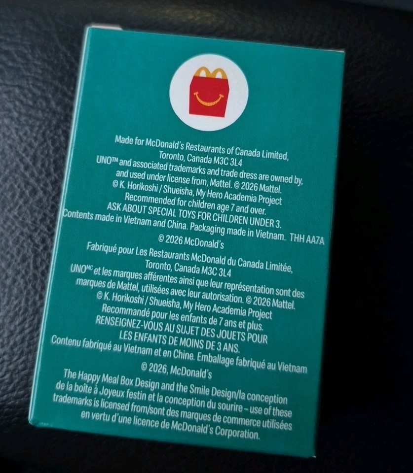 Mcdonald s My Hero Academia X Uno Cards Canada Exclusive NEW 2026 Game mcdonald-s-my-hero-academia-x-uno-cards-canada-exclusive-new-2026-game