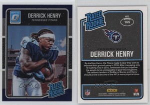 2016 Donruss Optic Rated Rookie Purple Derrick Henry #165 Rookie RC
