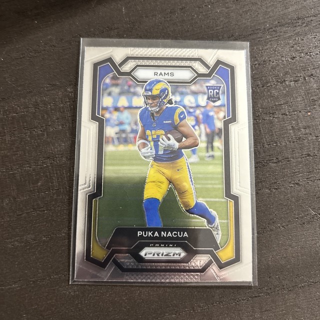 Puka Nacua RC 2023 Panini Prizm Rookie Rc Base #357 Los Angeles Rams