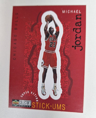 MICHAEL JORDAN 1997 Upper Deck Stick-Ums #S30 CHICAGO BULLS