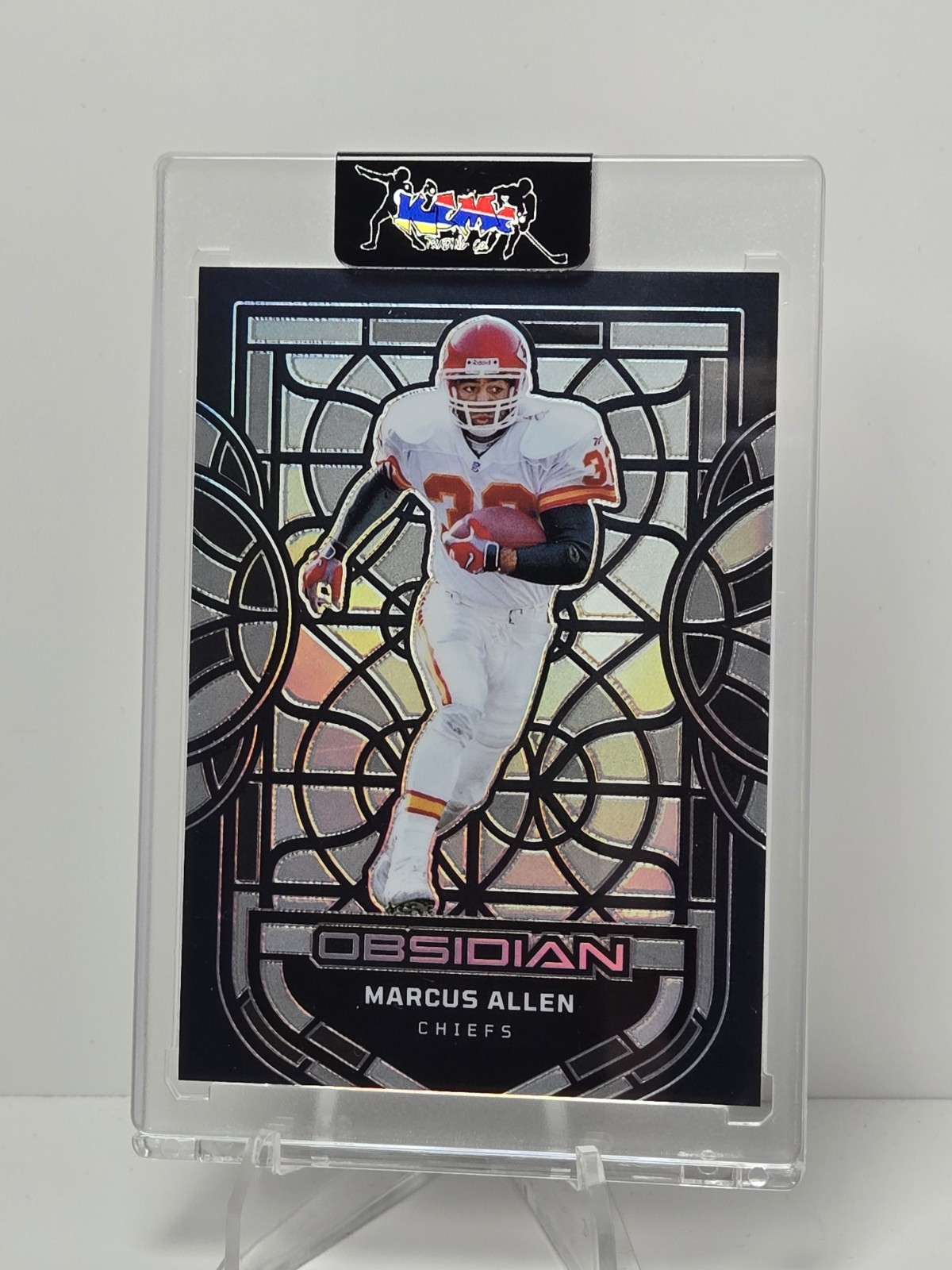 2024 Panini Obsidian Black Stained Glass #3 Marcus Allen SSP Case Hit