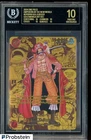 2024 One Piece Emperors/World OP09118 Gol D. Roger Gold Manga BGS 10 BLACK LABEL
