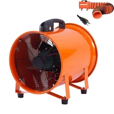 1350W Industrial AC Ventilation Fan 5500 CFM Portable Blower Lightweight Exhaust