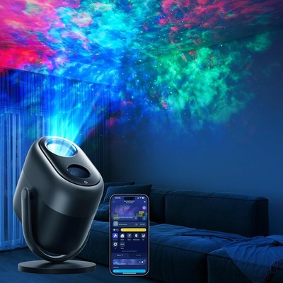 Govee Star Projector Light, 7-zone Color Nebula Effect.