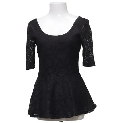 Gina Tricot, Peplum Top, Größe: S, Nicole Peplum, Schwarz #wMd