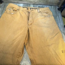 Men’s Vintage 90S Y2K Baggy Pelle Pelle Tan Jeans Jnco Style 10in Open