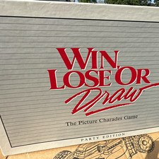 NEVER USED Win, Lose or Draw Party Edition Picture vintage 1988 Game 12+ 4+