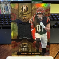 2024 Gold Standard Newly Minted Memorabilia /499 Jermaine Burton Rookie RC