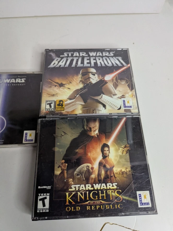 Лот товаров с играми для ПК 3 Star Wars протестирован - Battlefront, Jedi Knights 2, KOTOR - Изображение 3 из 4