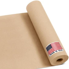 12" x 1200in Brown Kraft Paper Roll Packaging Shipping Brown Paper for Arts NEW