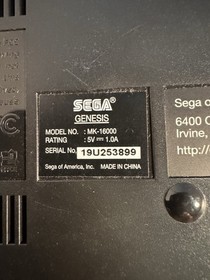Sega Genesis Mini Classic Console MK-16000 with 1 Controller Sega USB Cable