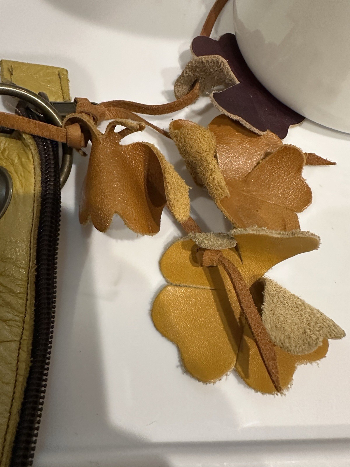 Boho Patchwork Leather Shoulder Bag/Handbag - image 4