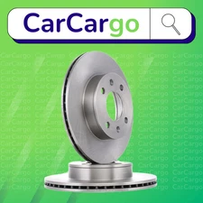 Front Brake Discs x2 FOR Kia Ray 1.0 LPG 2019- Vented 241mm RIDEX OE GERMAN