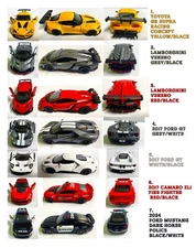 Kinsmart 5'' Die Cast Metal Cars Doors Openable Pull Back Action Scale Upto 1/36