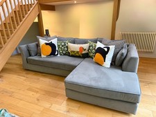 3 Seater Sofa In Good Condition-  Grey
