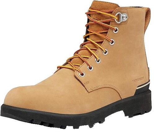 sorel lexie tobacco Sorel Lexie Wedge Tobacco Brown Wool Felt Lace Up Boots Women's Sz8