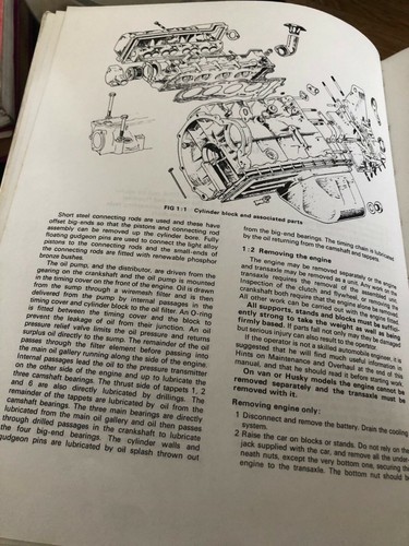 Autopress Hillman Imp Workshop Manual 1969-72 Autobook Singer & Sunbeam - Picture 3 of 4