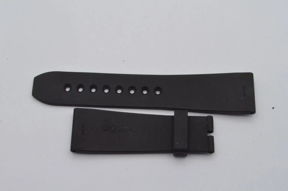 Pulsera Cartier Goma 24Mm Para Hebilla 18Mm Vintage Negra 24-18 Foto 2 de 2
