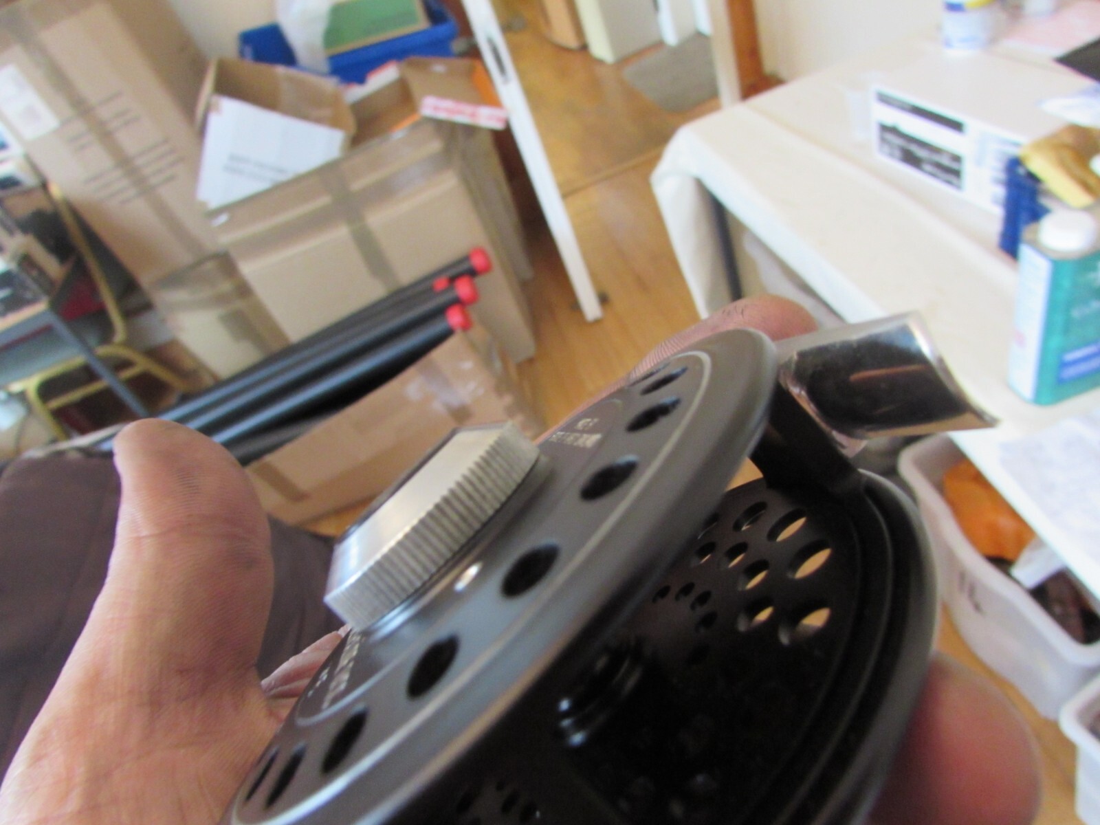 A1 unused Hardy Alnwick ultralite disc 6 trout fly fishing reel 3.25" + pouch