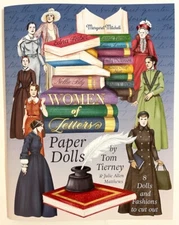 8 Famous Writers! WOMEN OF LETTERS PAPER DOLLS by Tom Tierney