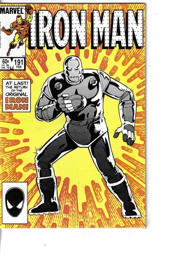 Iron Man 191 Original Suit F/VF 1985 Glossy 
