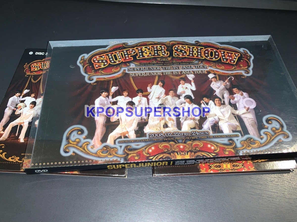 Super Junior The First Asia Tour Super Show DVD Great Rare OOP 1st
