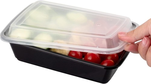 BPA-free 10pc stackable food containers, microwave/dishwasher/freezer safe - Picture 6 of 7