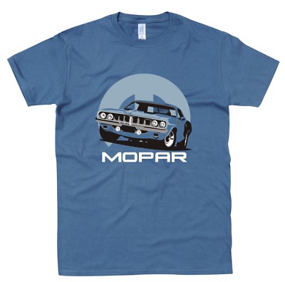 Mopar Barracuda T-Shirt American Muscle Car Classic Retro Design Hot Rod