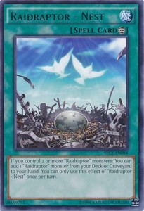 Raidraptor - Nest - SECE-EN054 - Rare - Unlimited Edition x3 - Near Mint