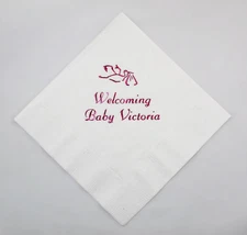 50 personalized luncheon napkins graduation wedding baby shower birthday party