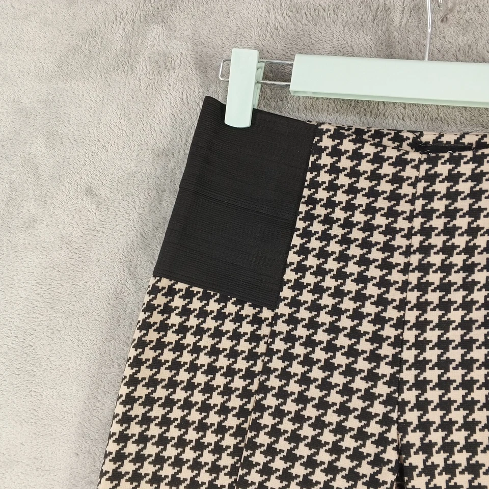 Leggings RUE 21 tiro medio negro y tostado pata de gallo TALLA S Foto 4 de 4