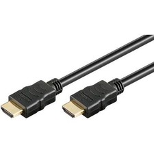 Techly Cavo HDMI High Speed con Ethernet A/A M/M 1 m Nero