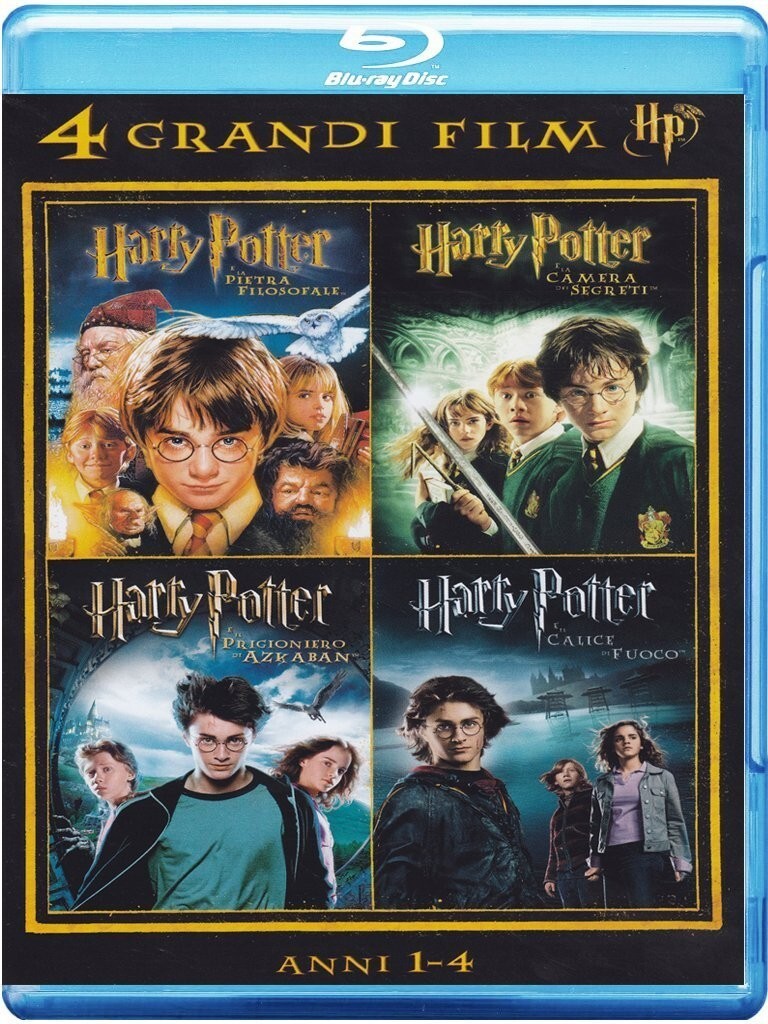 Harry Potter - 4 Grandi Film  (4 Blu-Ray) (Blu-ray)