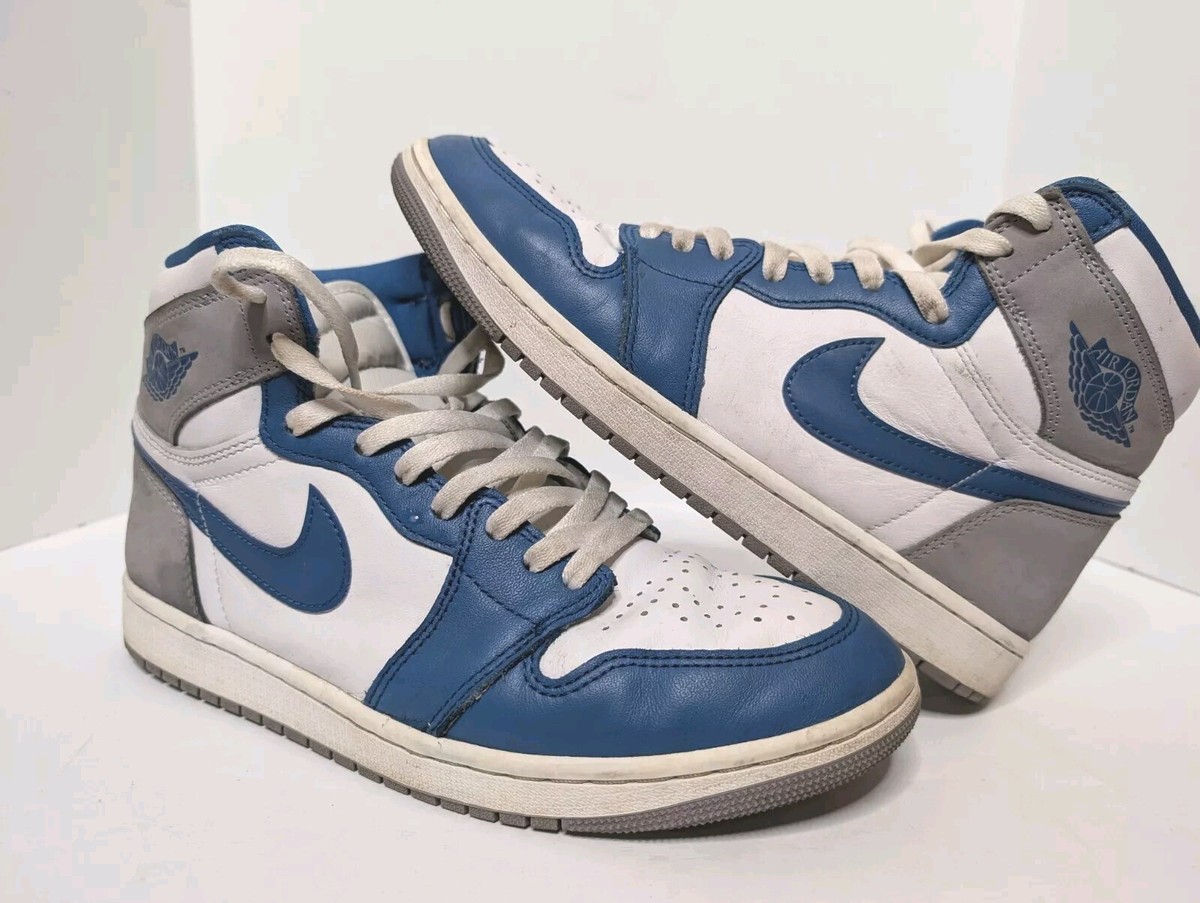 Nike Air Jordan 1 High, True Blue, White, Cement Grey Men’s. Sz 10.5 61YNCLp6p8L._AC_UY900_.jpg main image 3