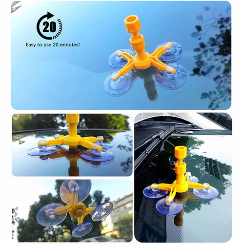 Glas Reparatur Set Windschutzscheibe Steinschlag Komplett Set Auto Flüssigkeit - Bild 9 von 12